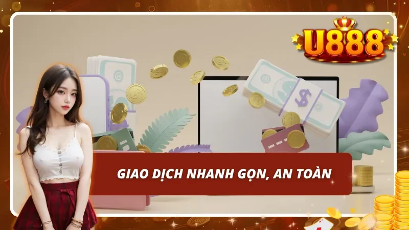 Giao dịch nhanh gọn - an toàn - bảo mật tuyệt đối tại Baccarat U888