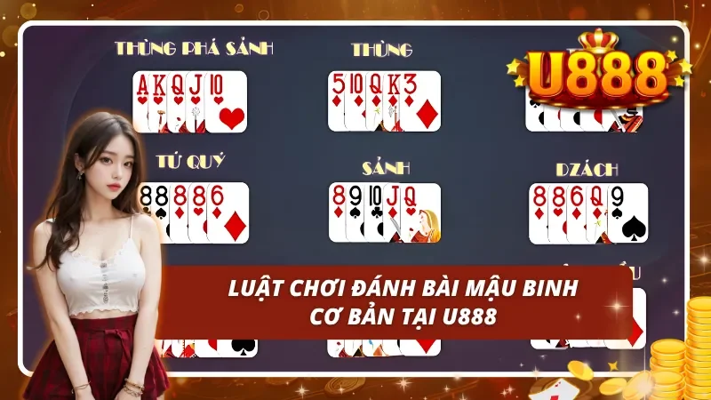 Luật chơi đánh bài Mậu Binh tại trang web U888