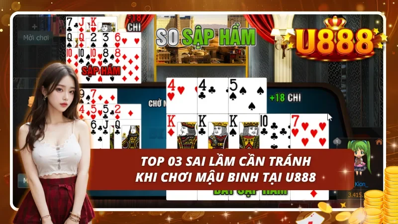 Sai lầm cần tránh khi chơi Mậu Binh tại U888