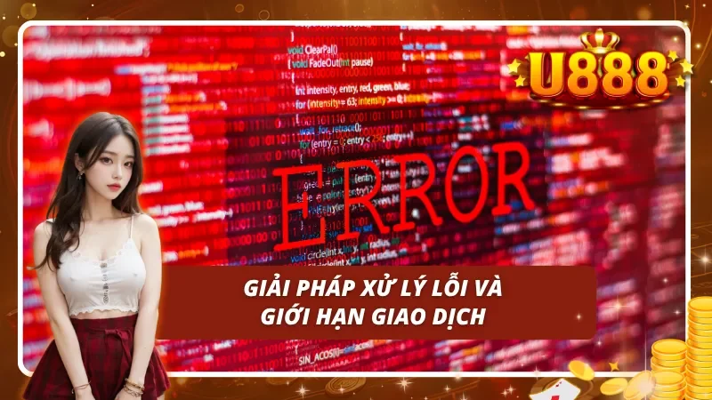 Cách xử lý lỗi khi thực hiện rút tiền U888