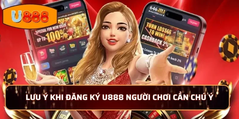 Lưu ý khi đăng ký U888 người chơi cần chú ý